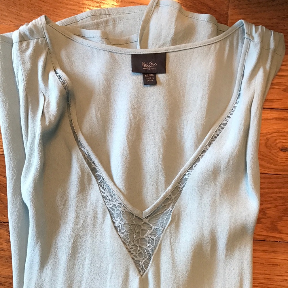 Mossimo Sea foam green tank top.